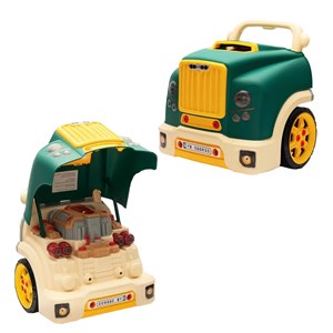 اسباب بازی موتور خودرو Motor Car Engine مدل کاپوت ماشین ساخت و ساز Repair Truck Construction Set _ماشین اسباب بازی